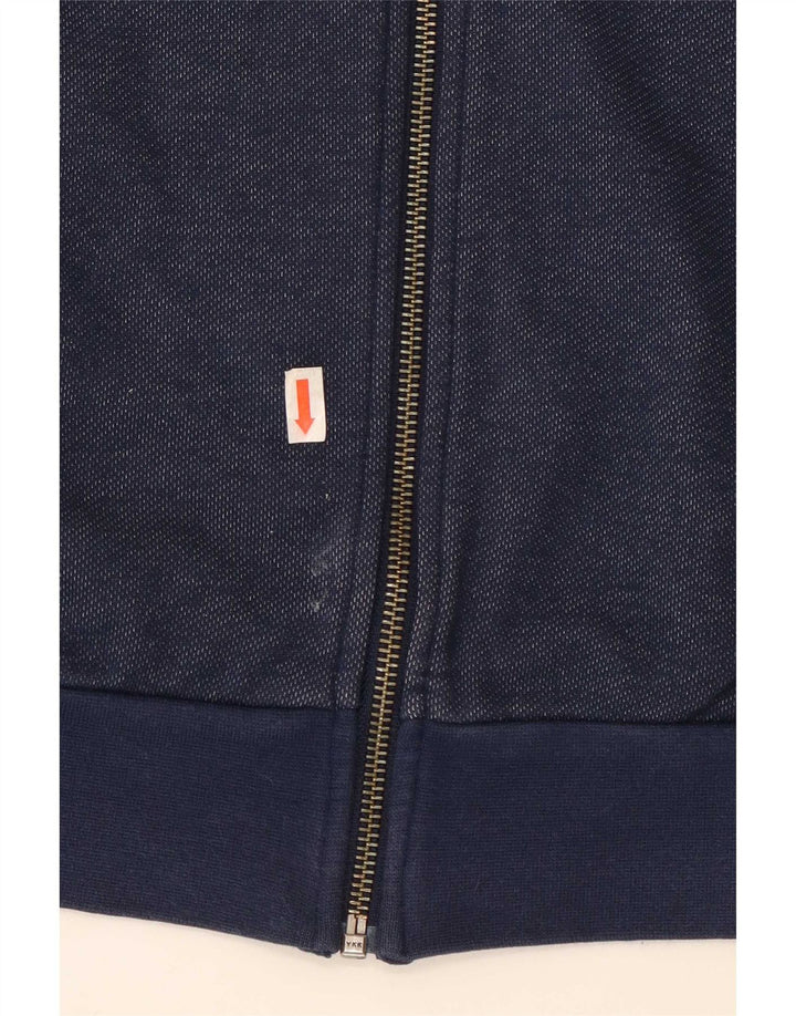 Adidas Veste de survêtement pour homme Bleu marine moyen en coton