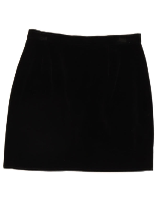 Elizabeth Ascot Mini-jupe en velours pour femme IT 42 Medium W28 Noir