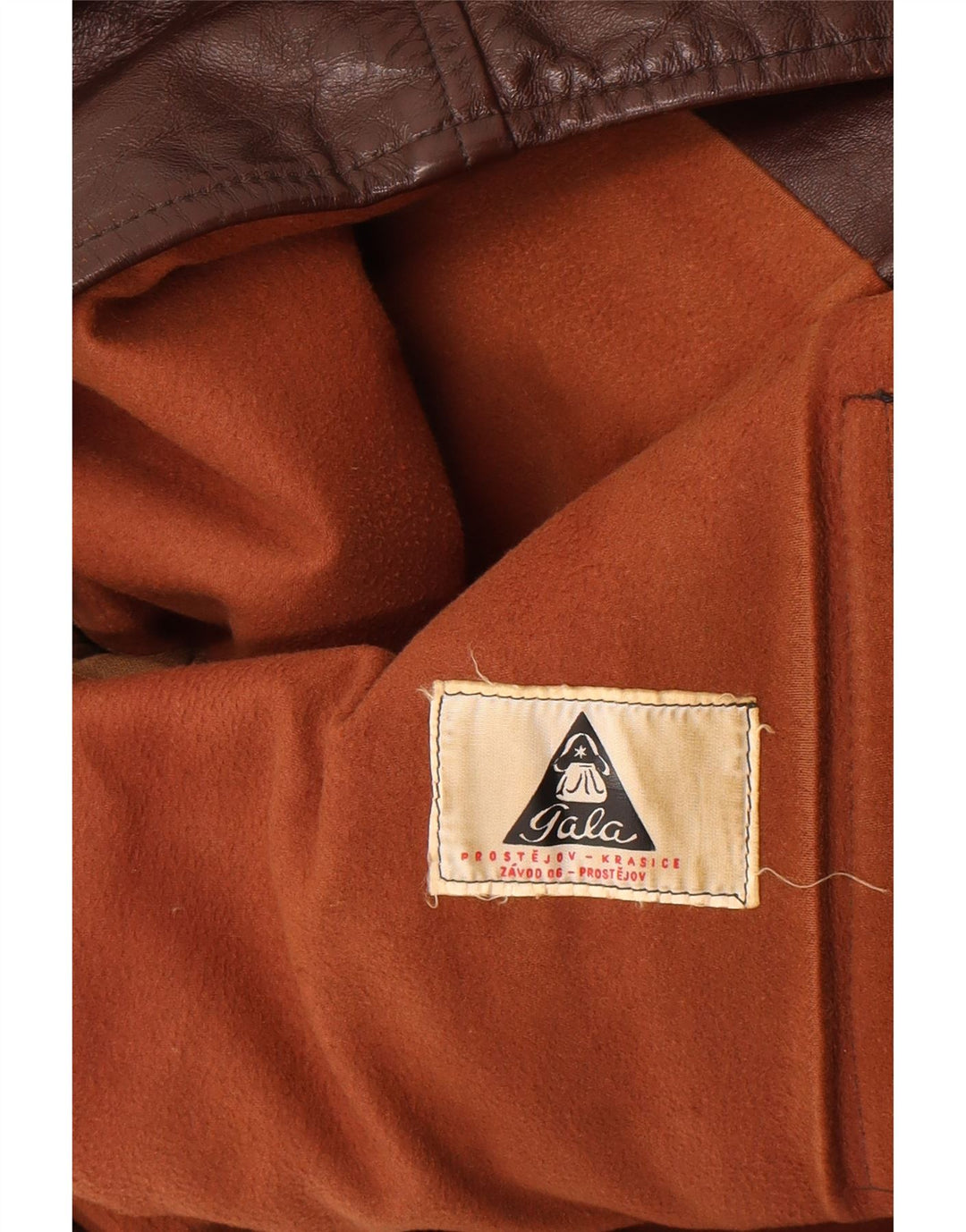 Gala Veste en cuir pour homme UK 42 XL Marron