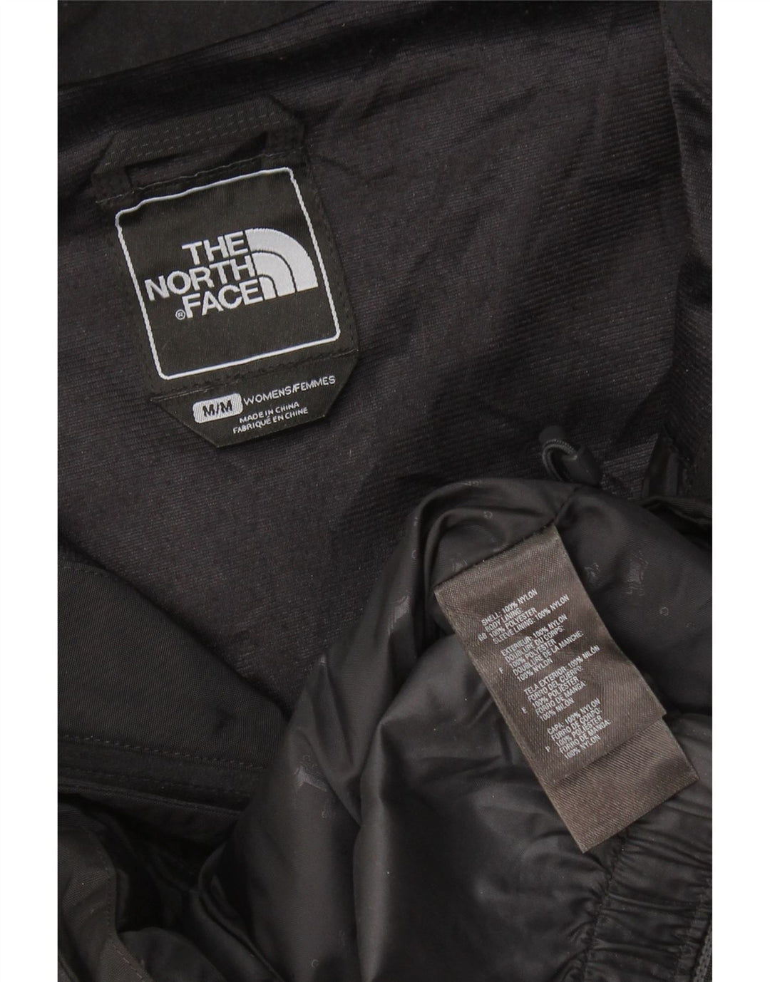 THE NORTH FACE Veste coupe-vent à capuche Hyvent pour femme UK 14 Noir moyen