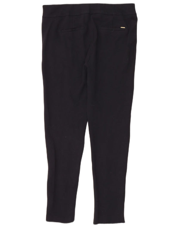Marks & Spencer Pantalon décontracté slim pour femme UK 16 Large W34 L28 Noir