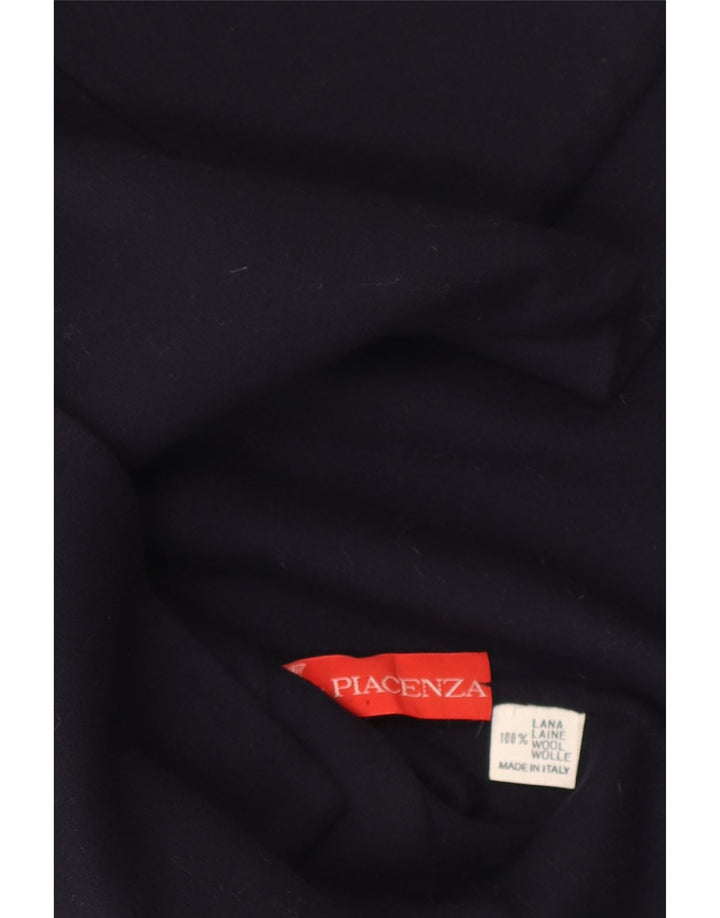 Piacenza Veste blazer à manches 3/4 et 2 boutons pour femme UK 16 Large Bleu marine