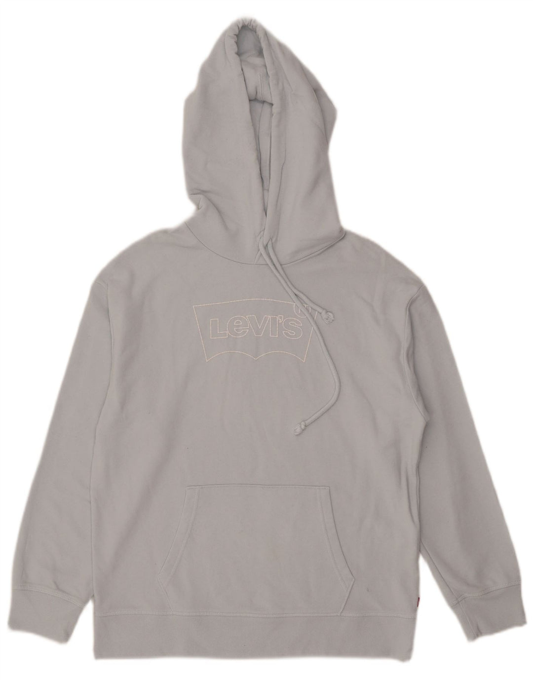 Levi's Pull à Capuche Graphique Femme UK 14 Bleu Moyen Coton