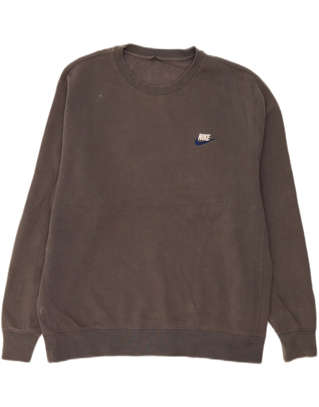 Nike Homme Sweatshirt Jumper XL Gris Coton