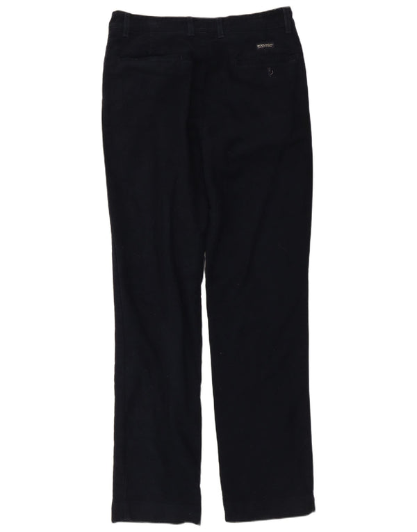 Woolrich Pantalon Chino Droit Homme W33 L33 Bleu Marine Coton