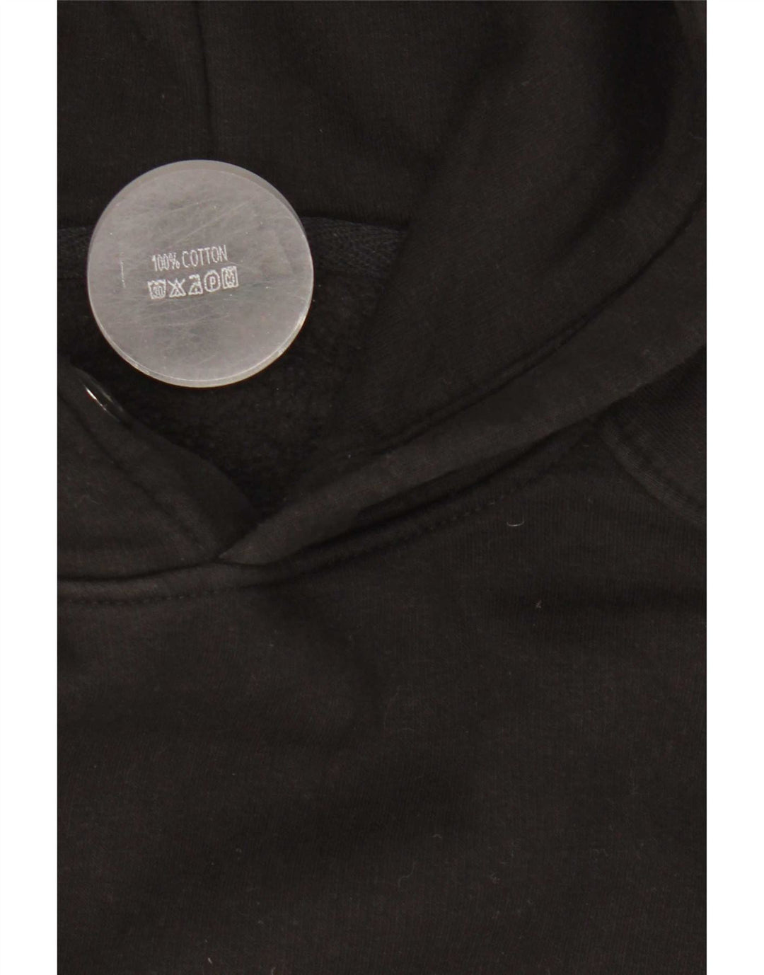 Essential Pull à Capuche Graphique Homme Noir Moyen Coton