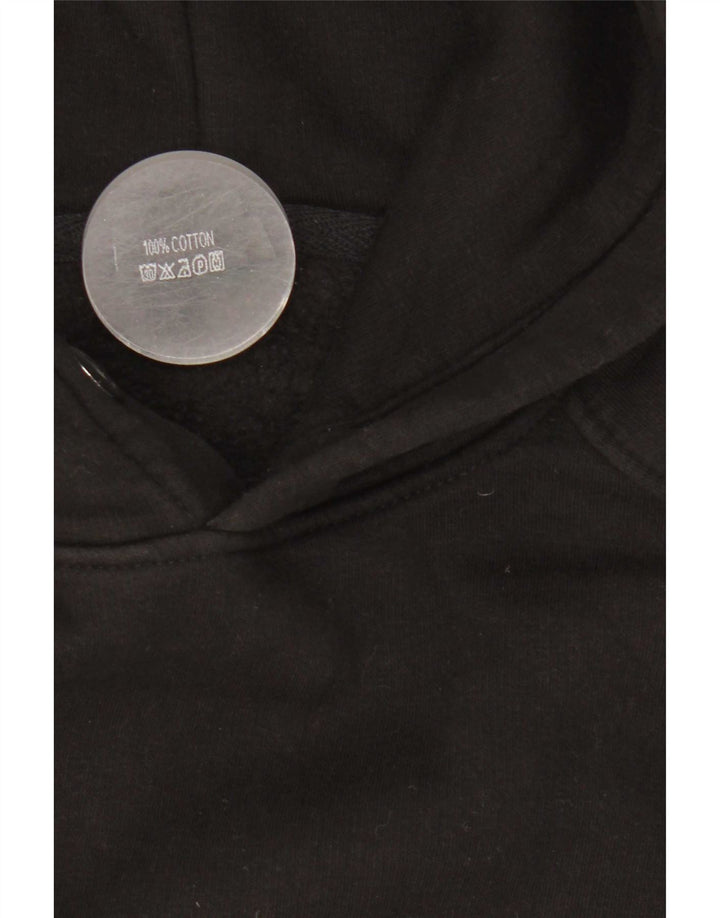 Essential Pull à Capuche Graphique Homme Noir Moyen Coton