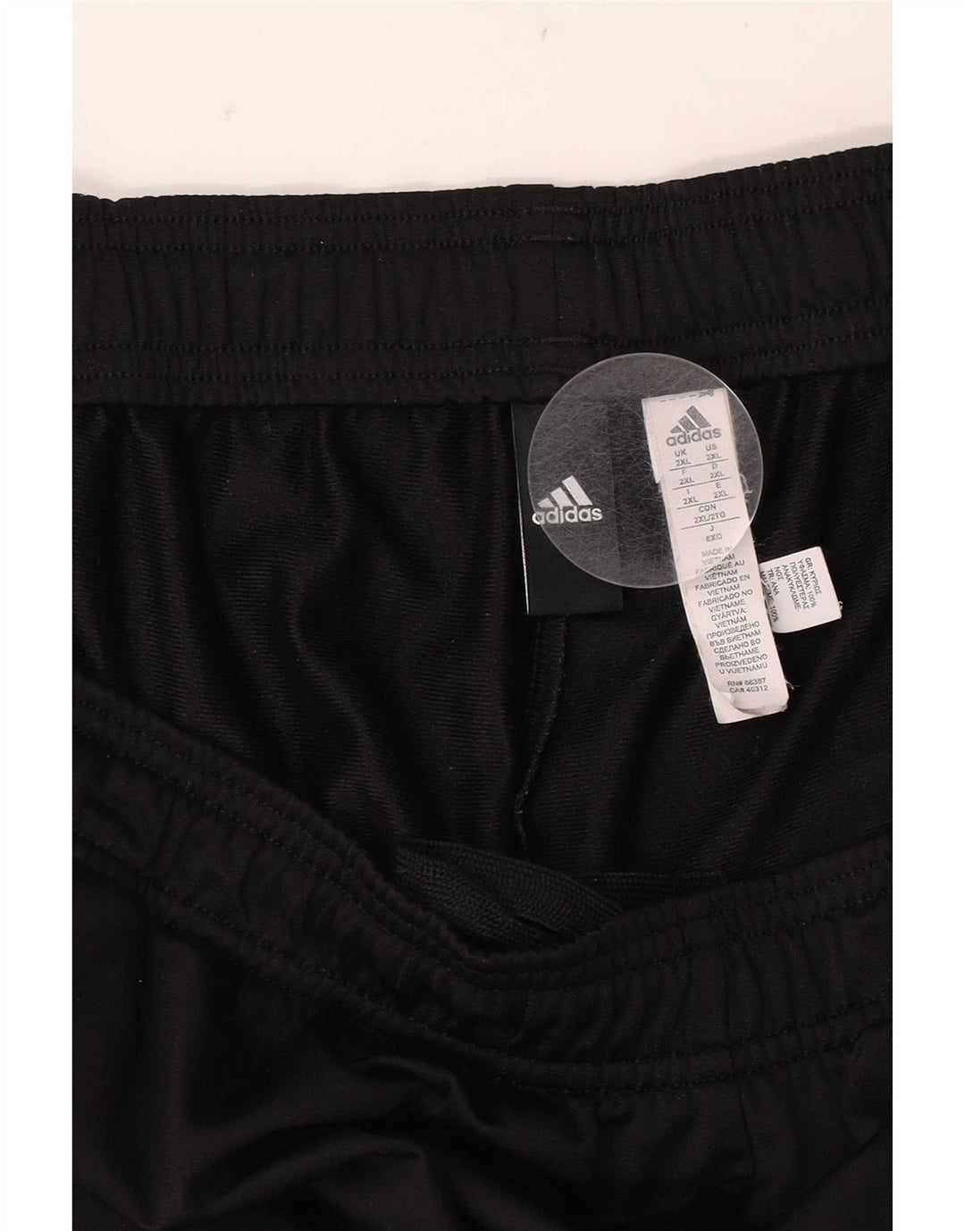 Adidas Pantalon de survêtement pour homme 2XL Noir Polyester