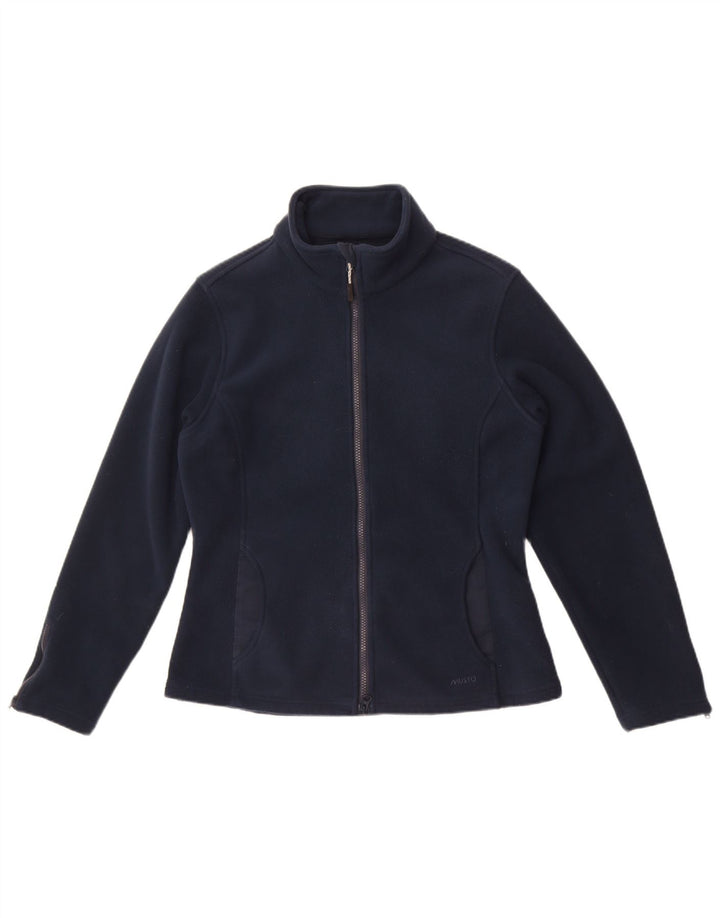 Musto Veste Polaire Femme UK 14 Large Bleu Marine Polyester
