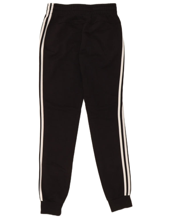 Adidas Pantalon de survêtement pour femme Joggers UK 4/6 XS Noir Coton