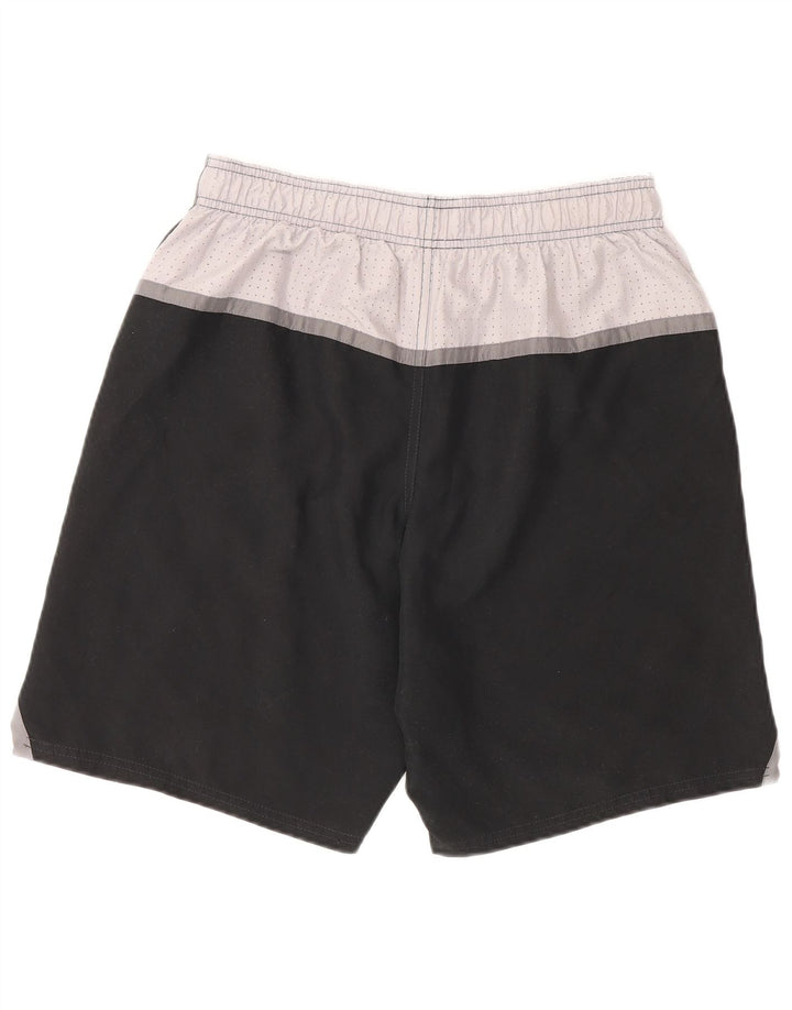 Nike Short de sport pour homme en polyester color block noir moyen