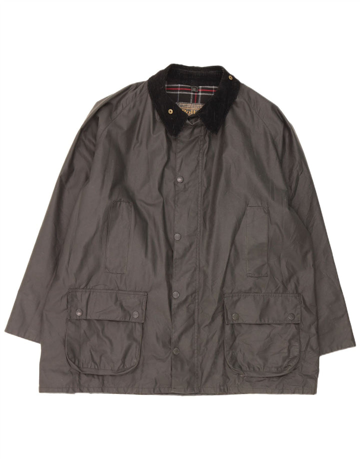 Polbot Veste en coton ciré pour homme UK 42 XL Noir