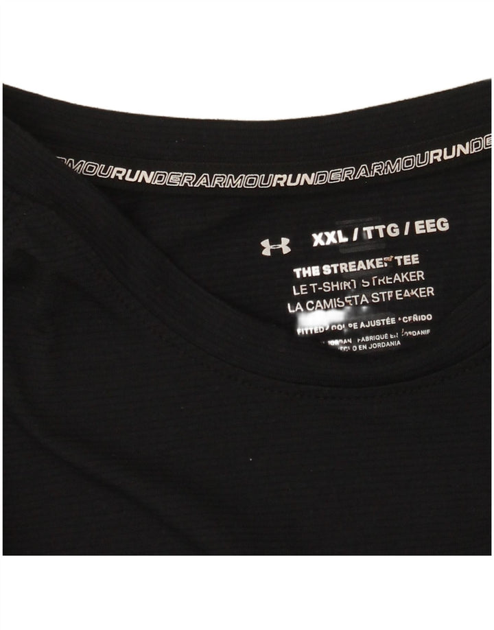 Under Armour T-Shirt Homme Haut 2XL Noir