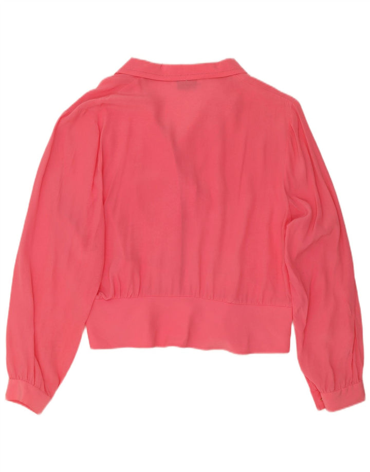 Nostalghia Chemisier Femme IT 45 Grande Soie Rose