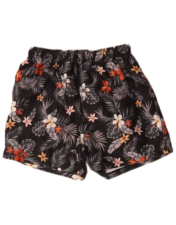 Mountain Warehouse Short de bain pour homme en polyester à motif floral noir Taille L