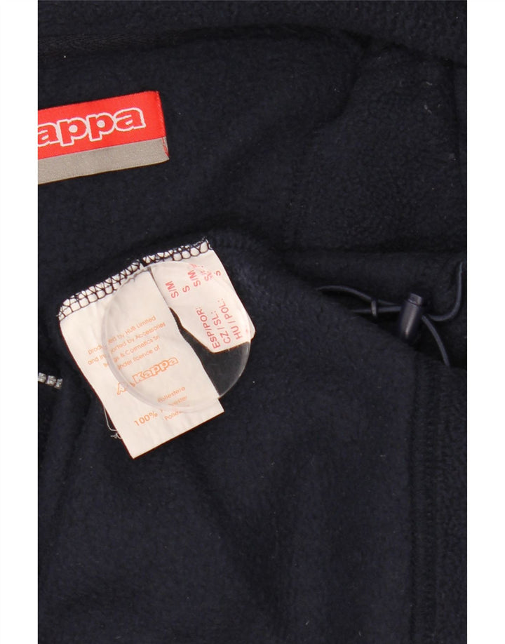 KAPPA Pull Polaire Col Zippé Homme Petit Bleu Marine Polyester