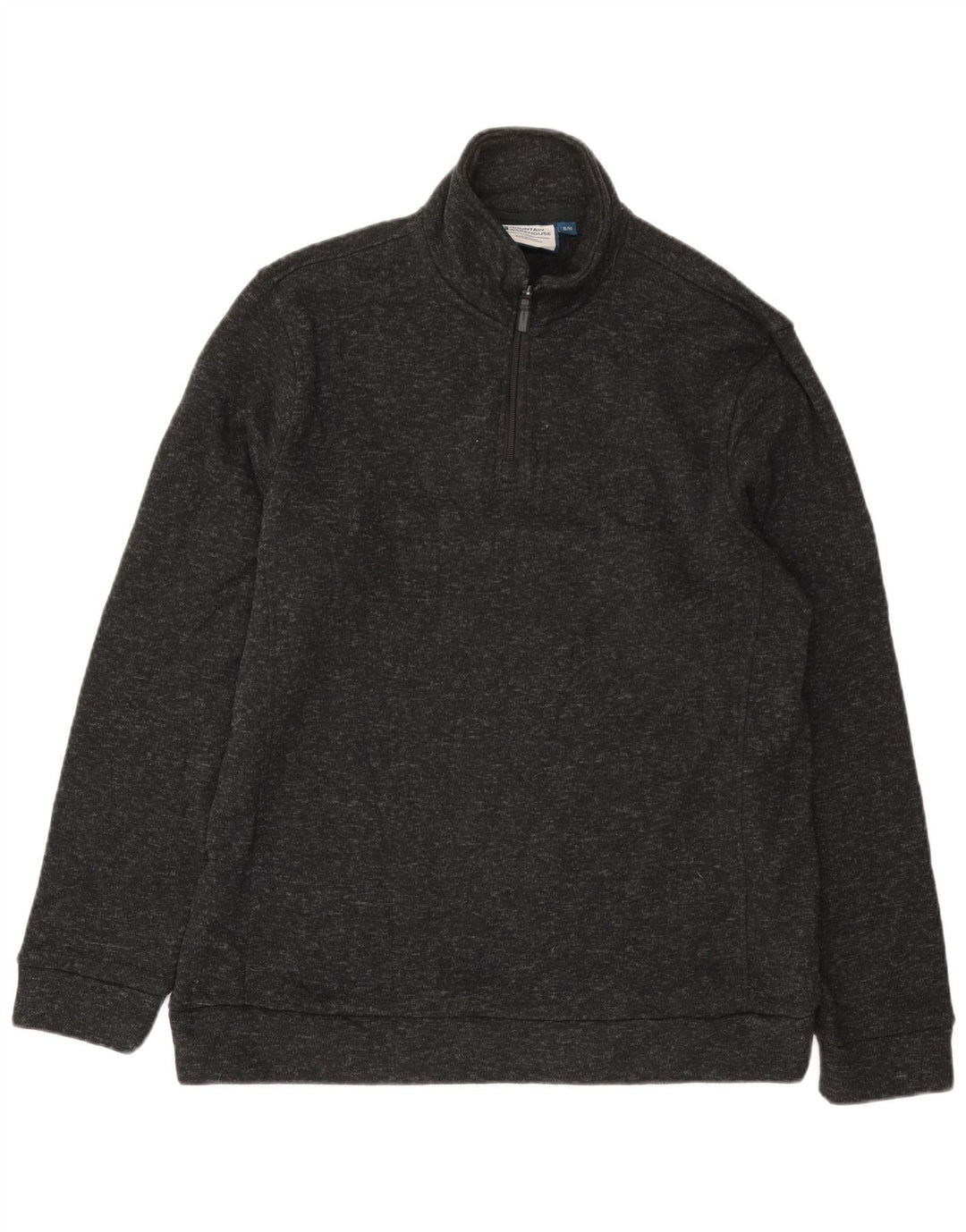 Mountain Warehouse Sweat-shirt à col zippé pour homme XL Gris chiné