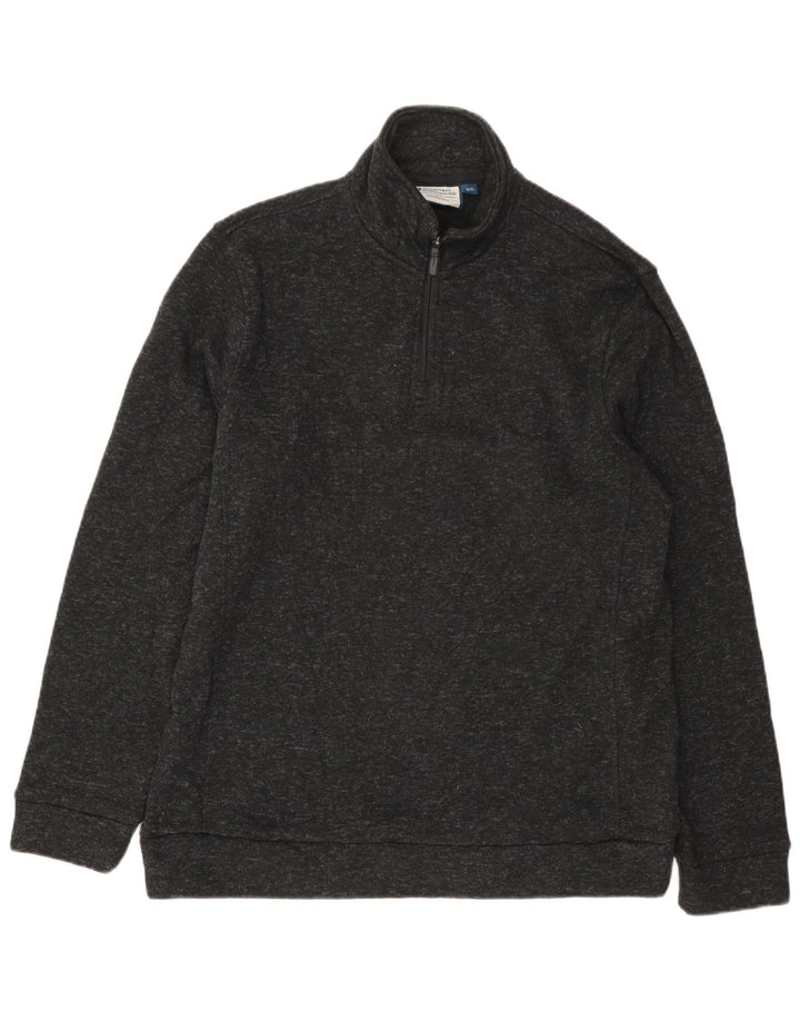 Mountain Warehouse Sweat-shirt à col zippé pour homme XL Gris chiné