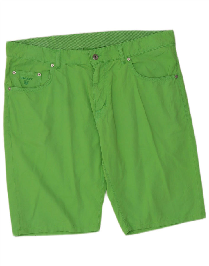 GANT Hommes Tyler Regular Fit Casual Shorts W36 Grand Vert Coton