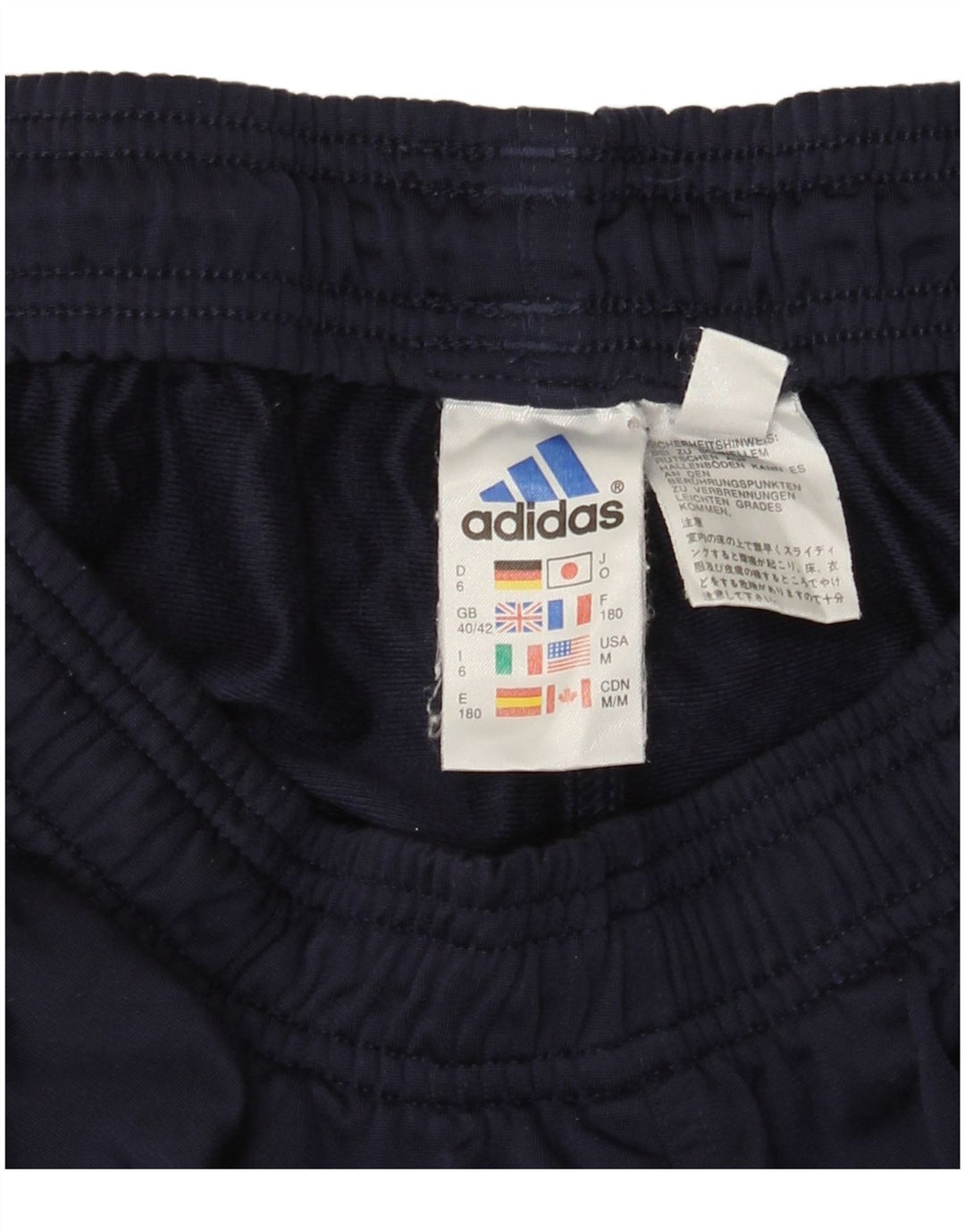 ADIDAS Pantalon de survêtement pour homme UK 40/42 Bleu marine moyen Polyester