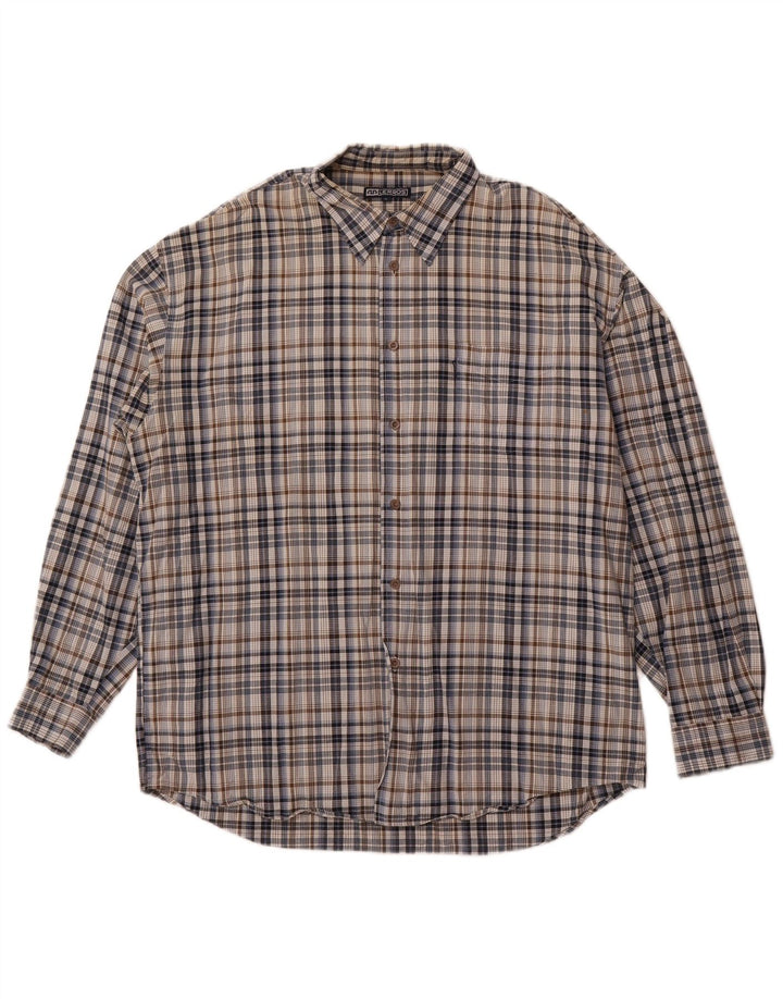 LERROS Chemise Homme XL Carreaux Multicolores Coton