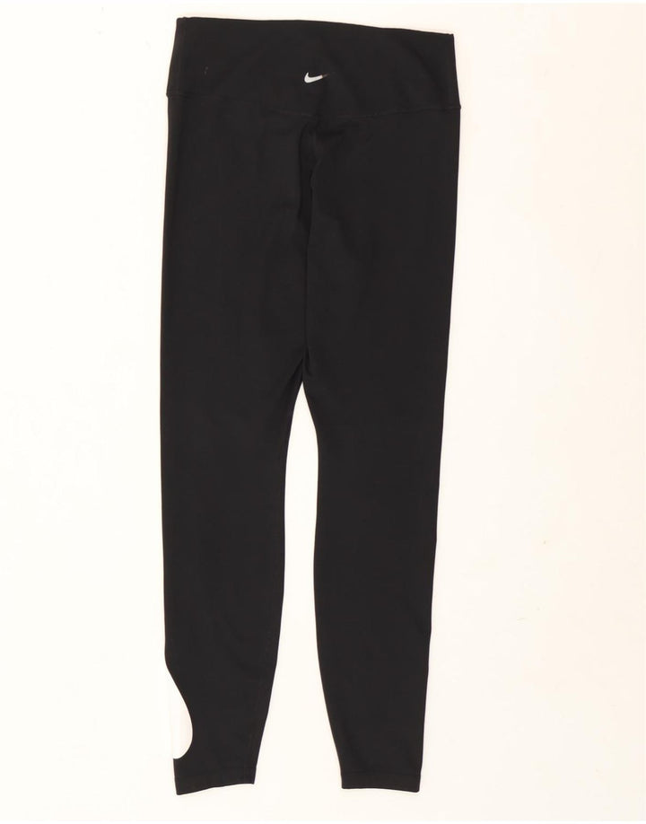 Nike Legging graphique Dri Fit pour femme UK 12 Noir moyen Polyester