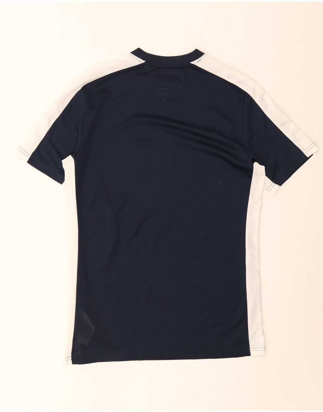 Nike Hommes Dri Fit Slim T-Shirt Haut Bleu Marine Colorblock Polyester