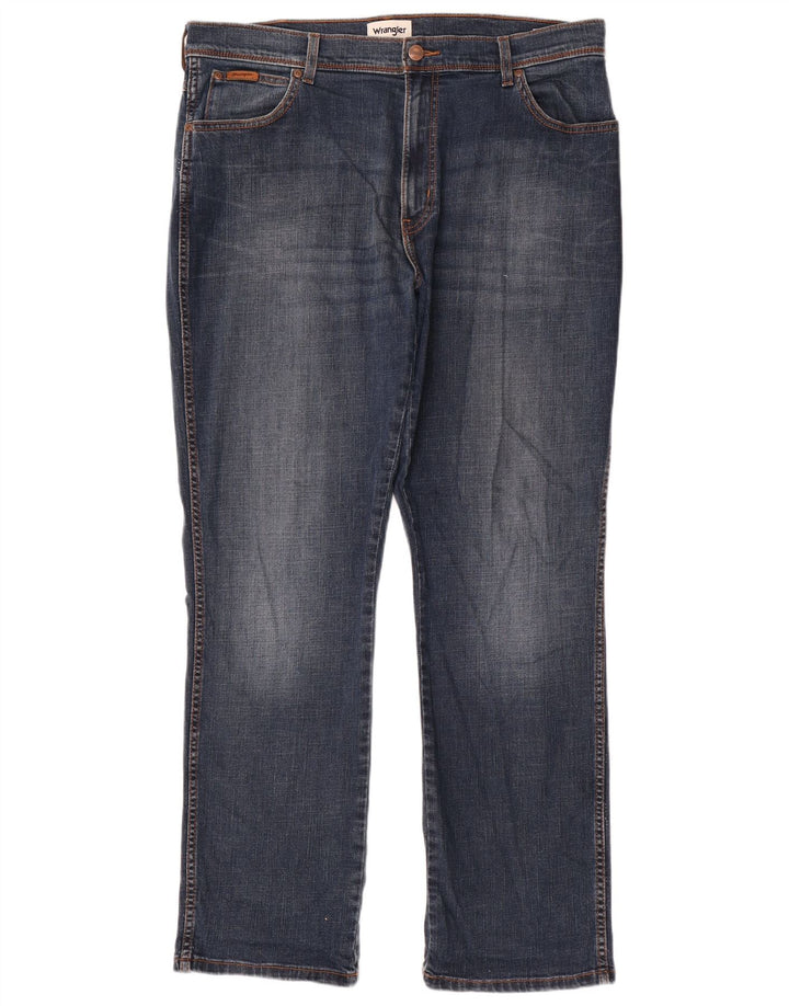 Wrangler Jean Droit Texas Homme W38 L32 Bleu Coton