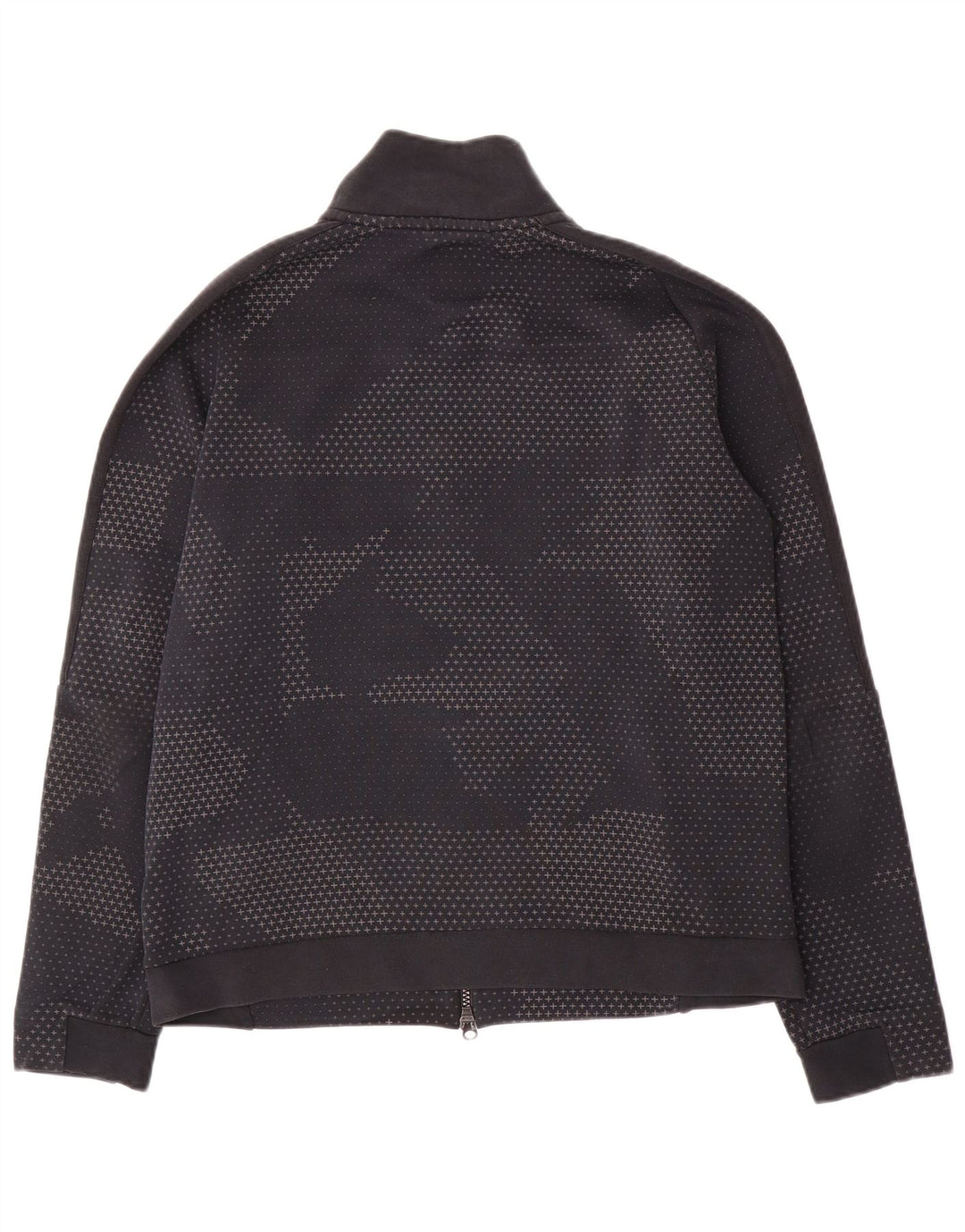 Veste de survêtement Nike pour homme en coton à pois bleu marine moyen