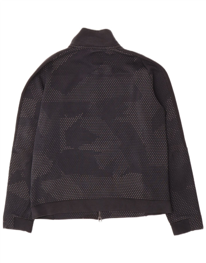 Veste de survêtement Nike pour homme en coton à pois bleu marine moyen