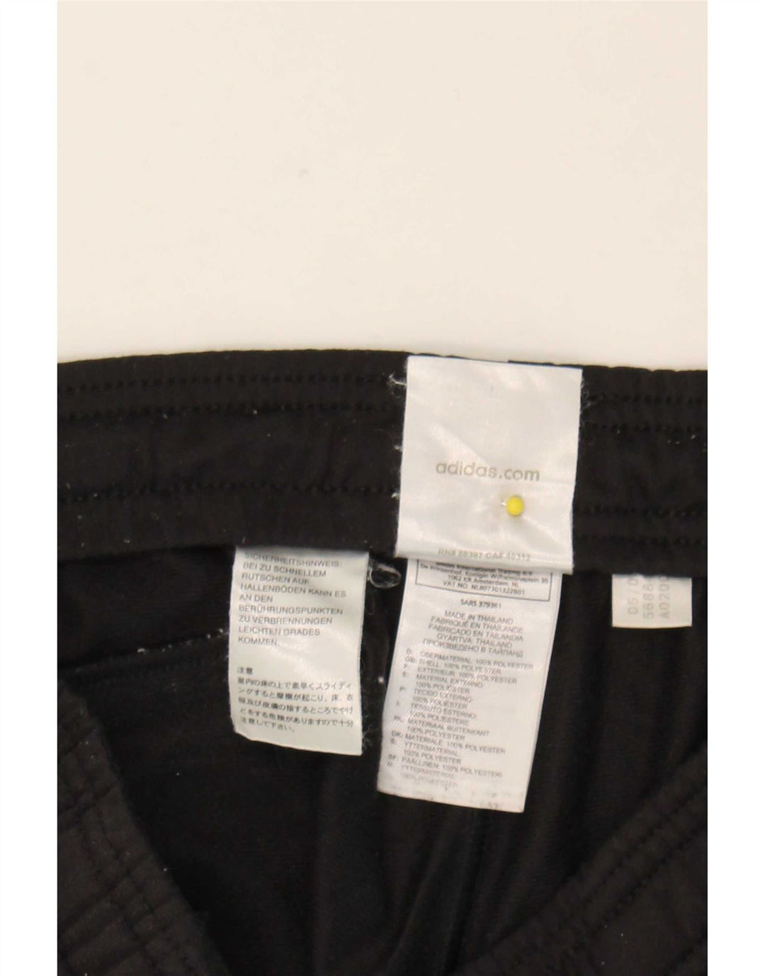 Adidas Pantalon de survêtement pour homme Petit Noir Polyester