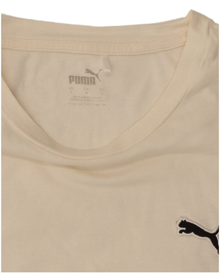 Puma T-Shirt Homme Blanc Taille L