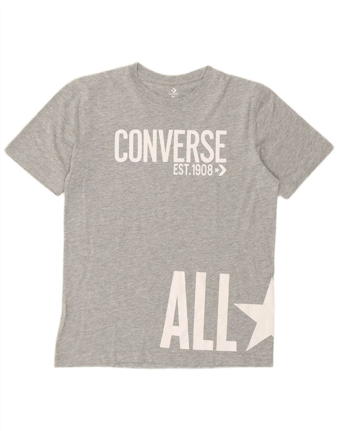 Converse T-shirt graphique pour garçon 13-14 ans XL Gris