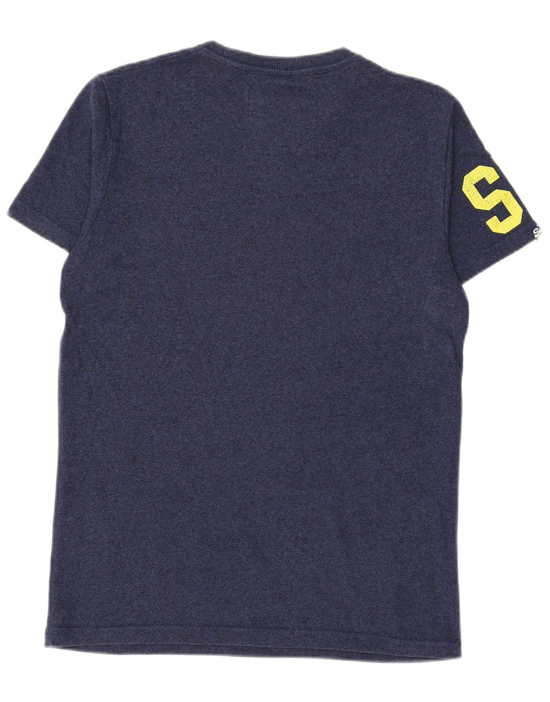 SUPERDRY T-Shirt Graphique Homme Bleu Marine Moyen Coton