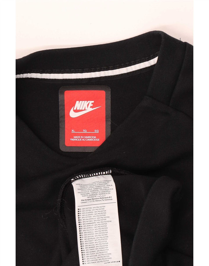 Nike Homme Sweatshirt Jumper XL Noir Coton