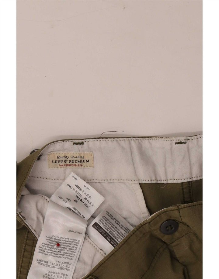 Levi's Short Cargo Regular W29 Homme Kaki Moyen Coton