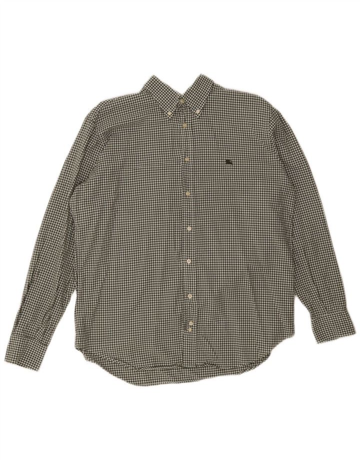 Burberry Chemise Homme Grand Vichy Vert