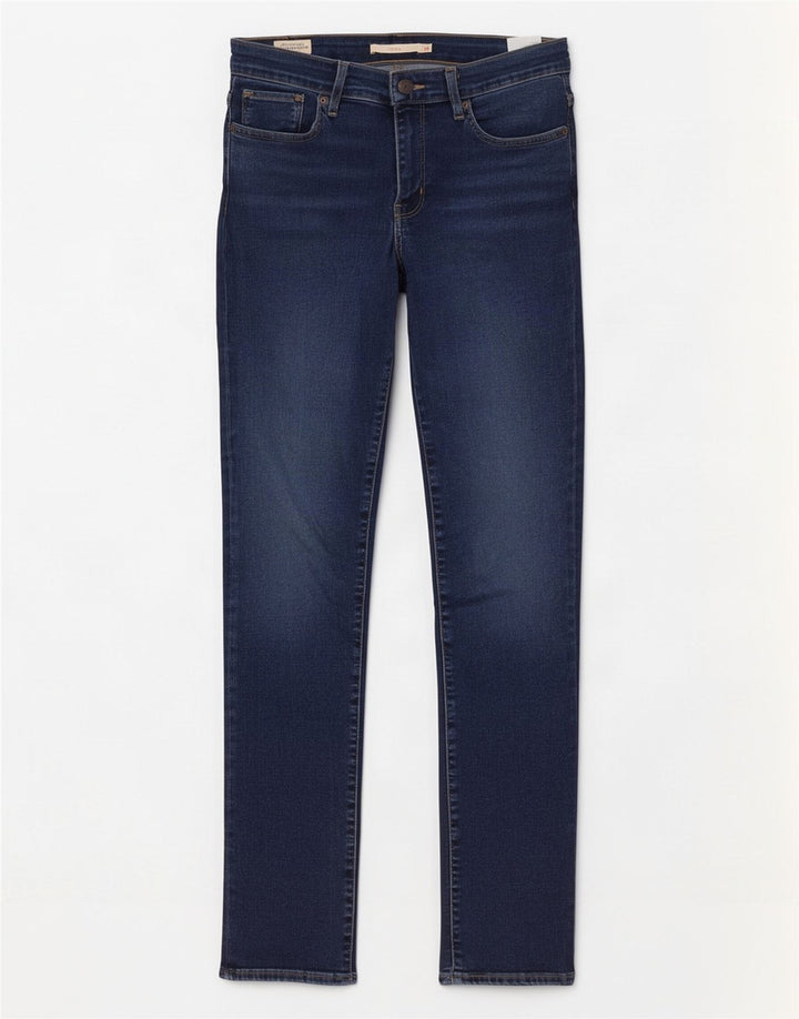 Levi's Jean Slim 712 Femme W28 L30 Bleu Marine Coton