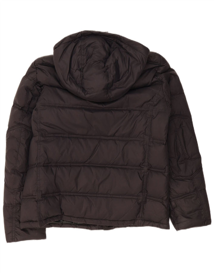 Blauer Veste matelassée à capuche pour homme UK 42 Large Noir Polyamide