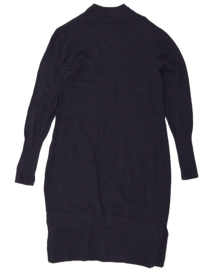 Hobbs Robe pull pour femme UK 42 en laine bleu marine moyen