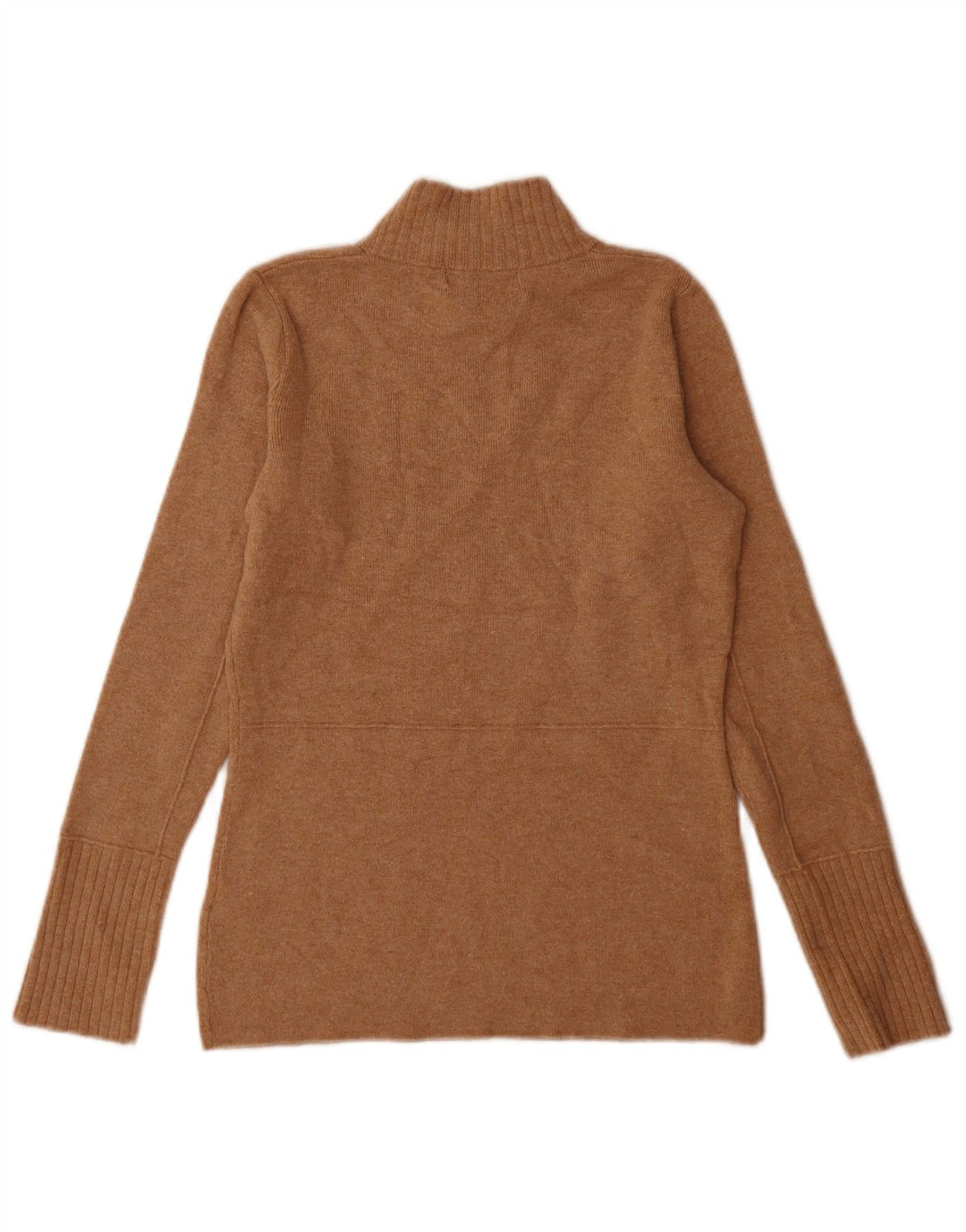 Marks & Spencer Pull col roulé pour femme UK 6 XS Marron Polyamide