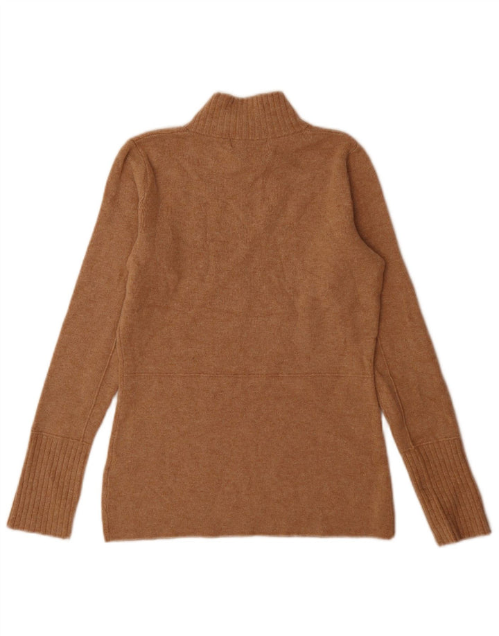 Marks & Spencer Pull col roulé pour femme UK 6 XS Marron Polyamide