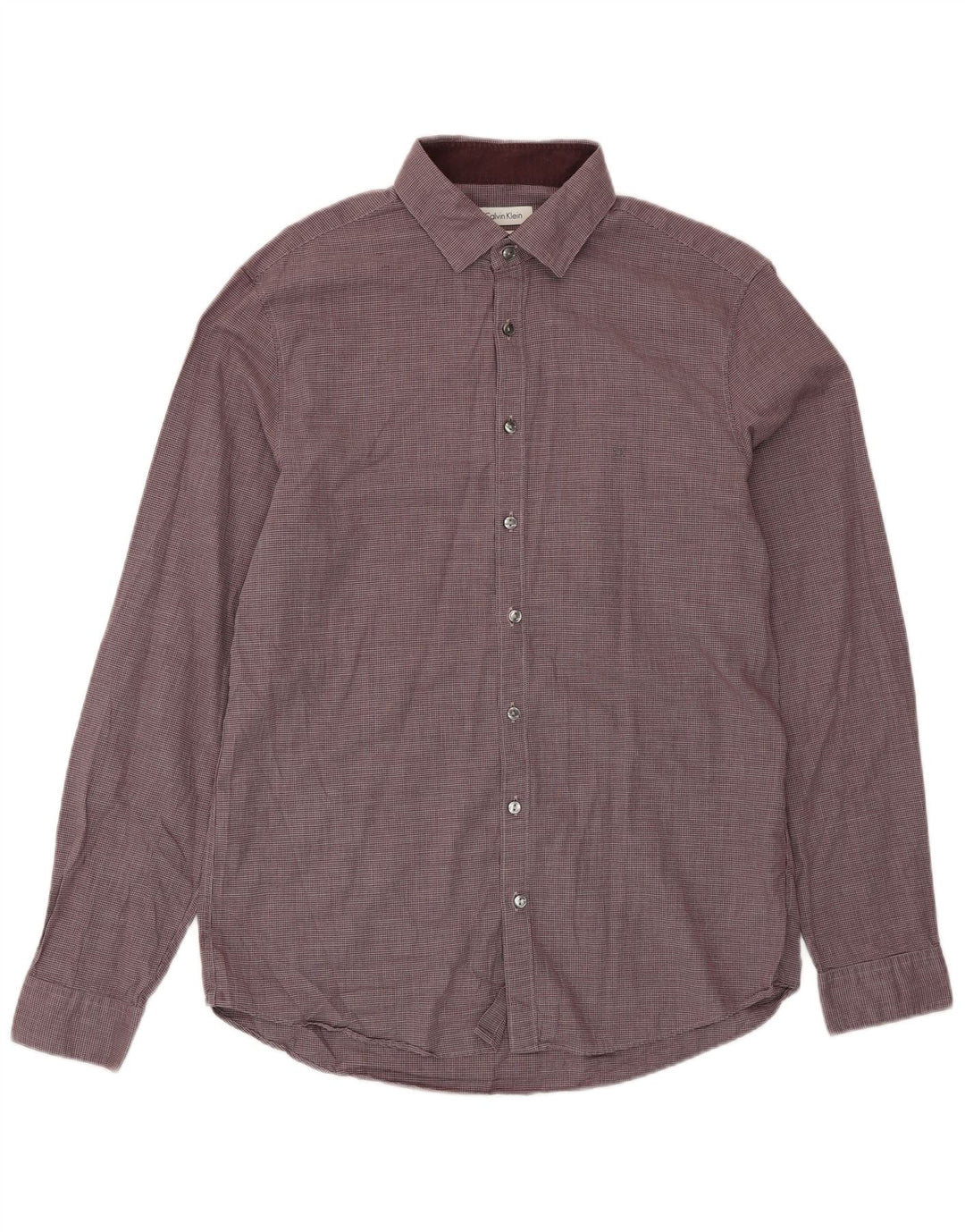 CALVIN KLEIN Chemise slim fit homme taille 41 16 grand pied de poule marron
