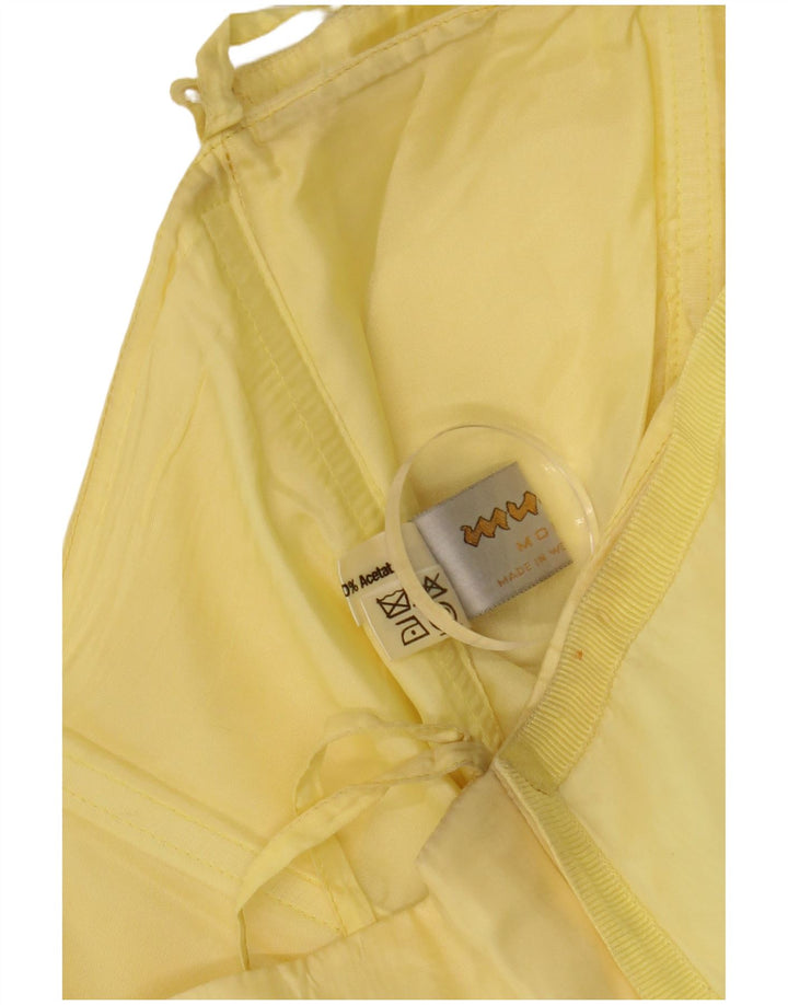 Murek Robe Bustier Asymétrique Femme EU 38 Acétate Jaune Moyen