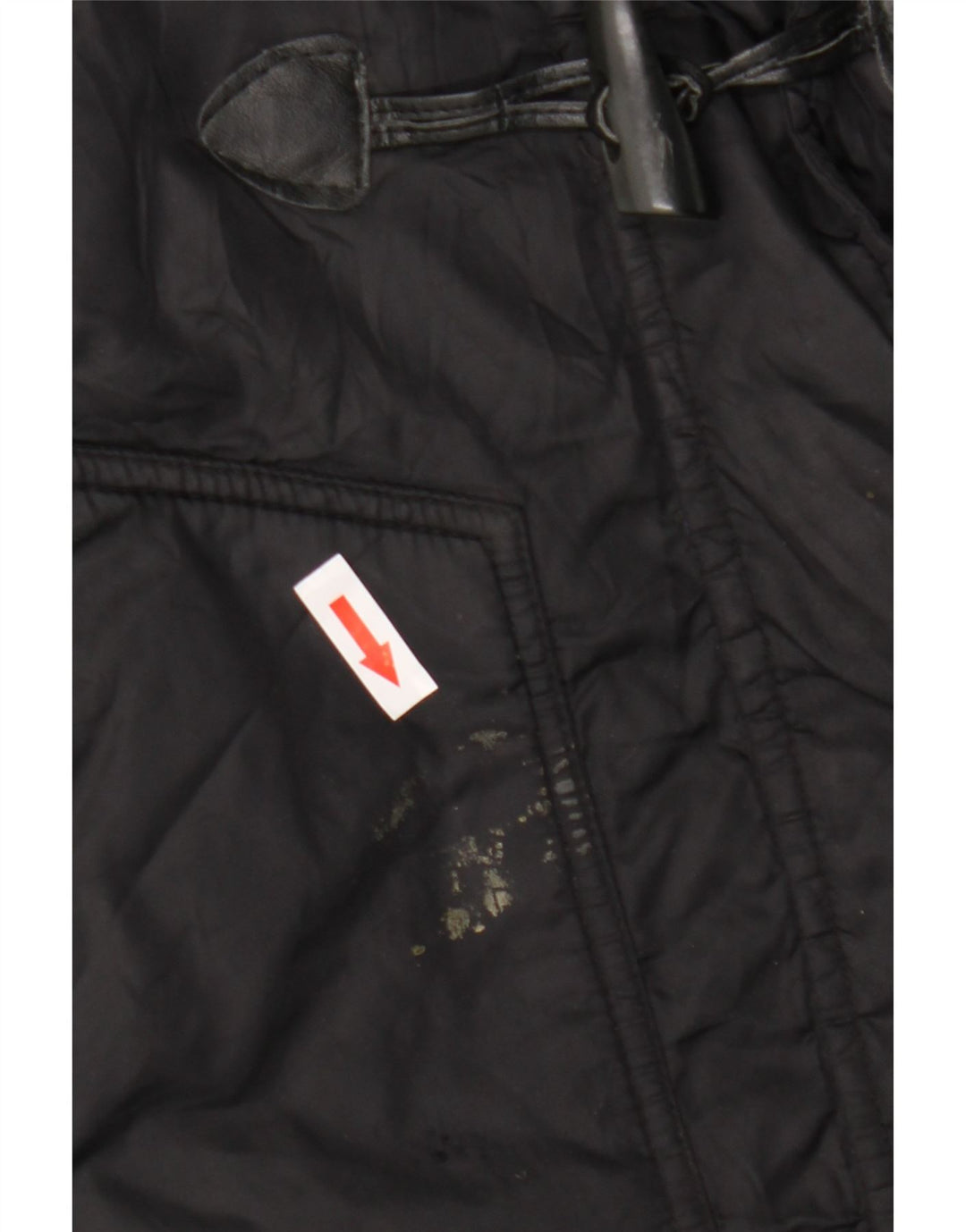 Calvin Klein Jeans Manteau rembourré pour femme UK 14 Medium Noir
