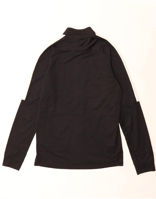 Veste de survêtement Nike Dri Fit pour hommes, polyester color block noir moyen