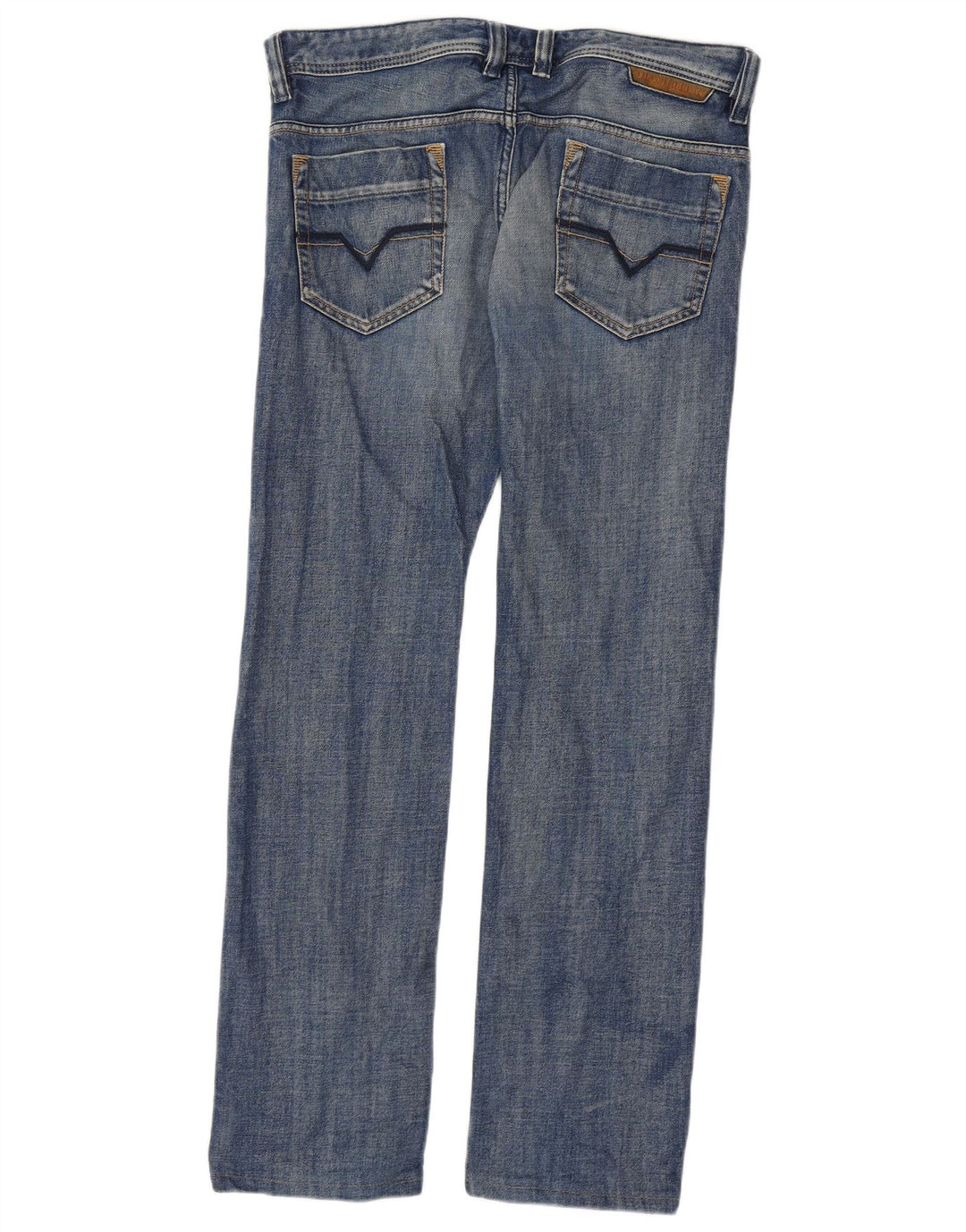 Diesel Jean Droit Homme W32 L32 Bleu Coton