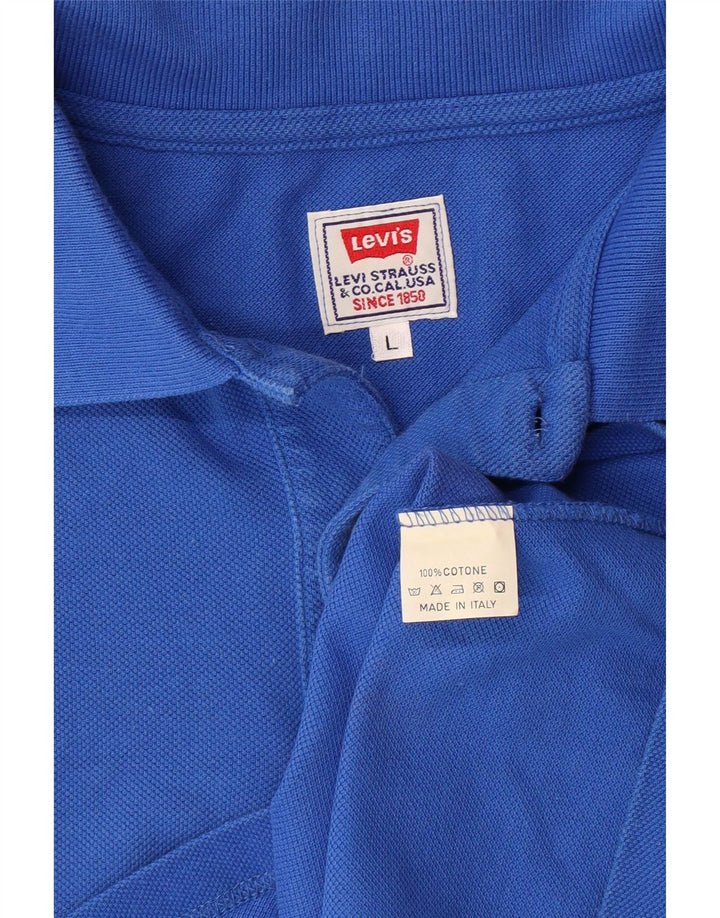 LEVI'S Polo Homme Grand Bleu Coton