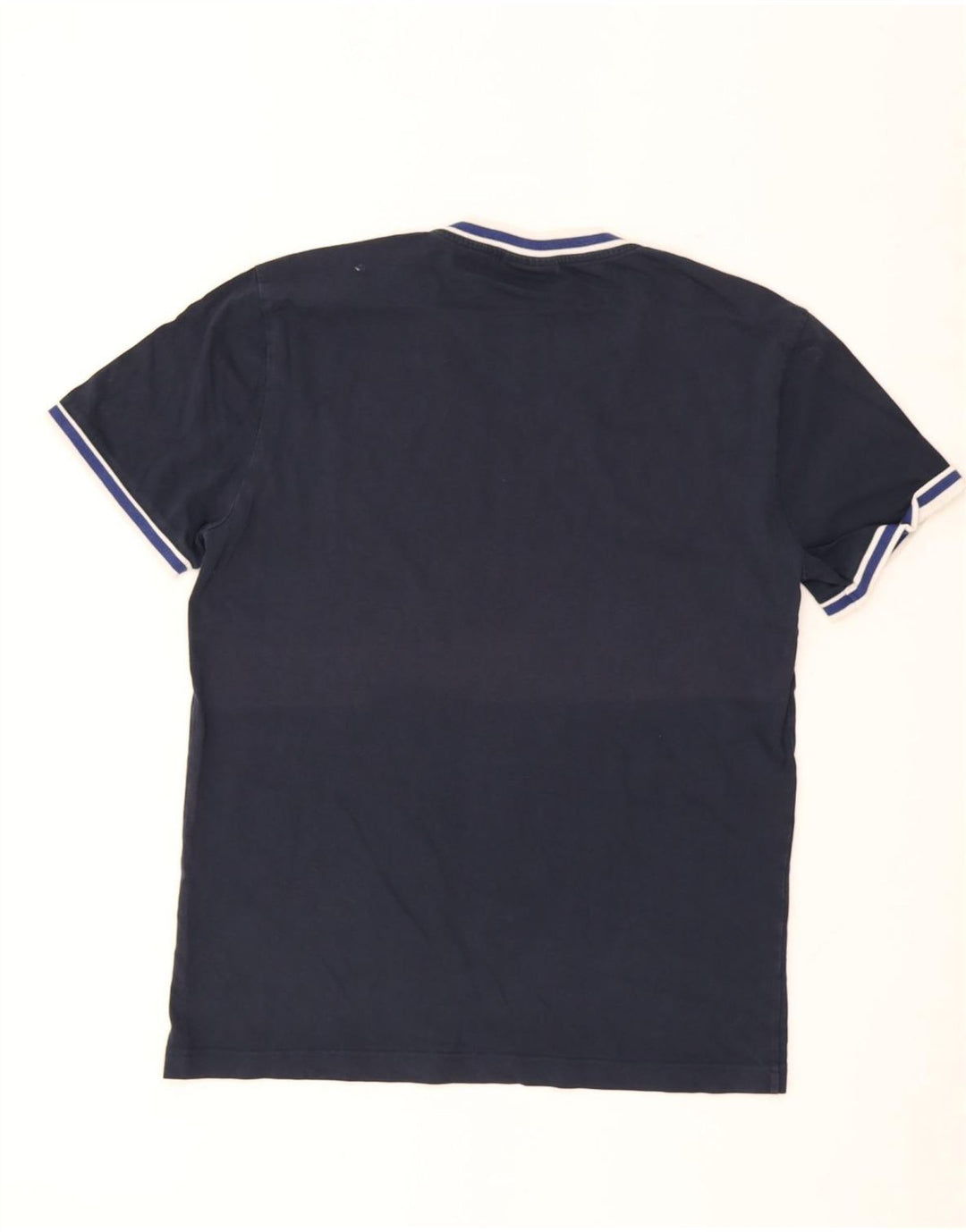 Calvin Klein T-Shirt Homme Haut Large Bleu Marine Rayé