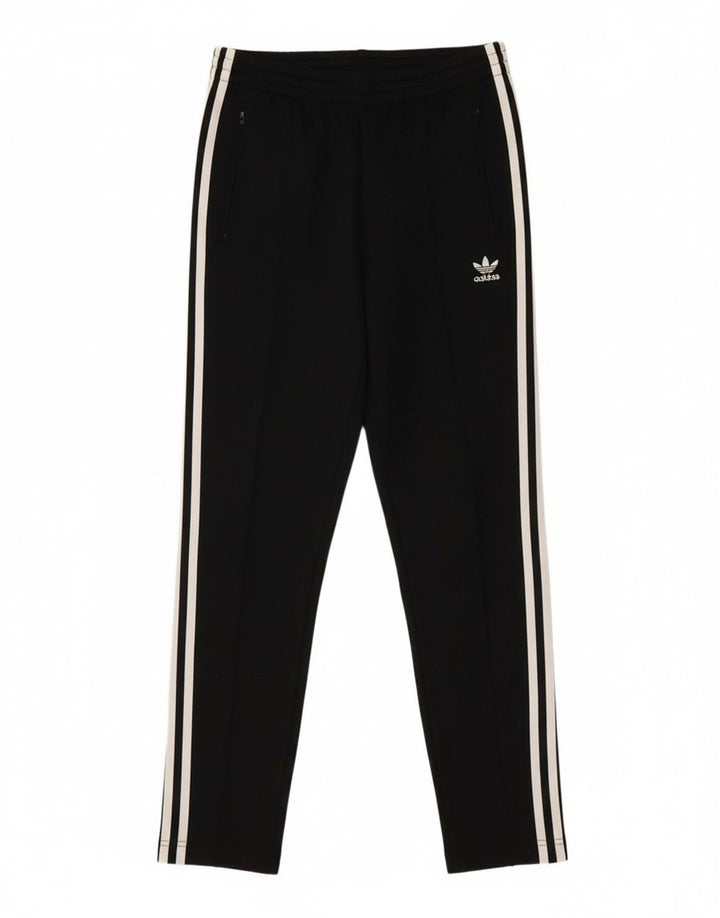 ADIDAS Womens Tracksuit Trousers UK 8 Small Black Polyester